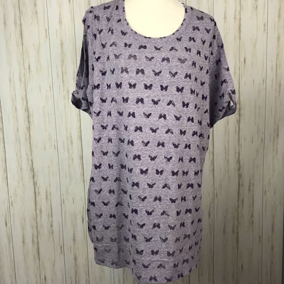 Lane Bryant Tops - Lane Bryant NWT Twisted Sleeve Butterfly Tee 18/20